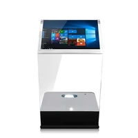 Pantalla Táctil Transparente con Clasificación IP65, Kiosco Interactivo con Soporte SDK para Proyección de Hologramas en Interiores, Imagen Flotante (40 pulgadas)