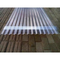 Lámina de Techo Corrugada de Policarbonato con Recubrimiento UV, Panel de Techo Transparente de Alto Impacto para Edificios Comerciales e Industriales