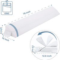 Bed Wedge Matratze Füller Kissen Kopfteil & Gap Filler Polster Dreieck Kissen Füllen Sie zwischen Ihrem Kopfteil und Matratze
