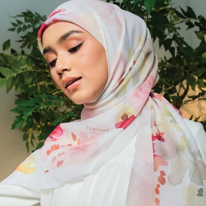 ผ้าพันคอฮิญาบสี่เหลี่ยมสำหรับผู้หญิงมุสลิมระบายอากาศได้ทุกฤดูจากประเทศมาเลเซีย - Product Image 3