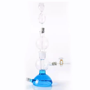 Générateur de gaz hydrogène Kipp 125 ml, version simplifiée, pour équipement de verrerie de laboratoire de chimie organique - Product Image 1