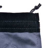 Bolsas de joyería de terciopelo suave con logotipo impreso personalizado de fondo redondo semicircular de 7x9cm para pendientes de anillo Uso de paquete pequeño
