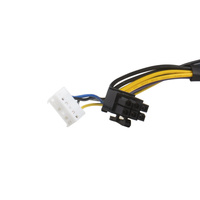 Adaptador de corriente PSU ATX de 24 pines a 6 pines, conector de 24 pines a mini 6 pines de 18AWG para placa base Z220 Z230