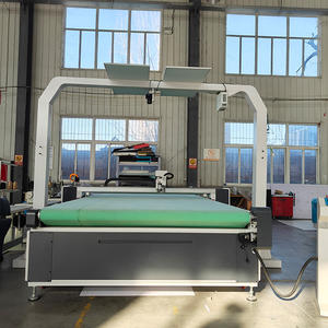 Découpeuse à plat à alimentation automatique pour le traitement des rouleaux de tapis - Product Image 2