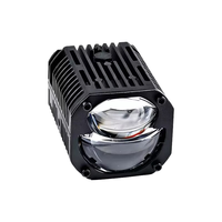Phares de moto T-BULL MSL2 à LED avec 2 lentilles, feux de route et de travail pour la modification/amélioration des voitures et camions