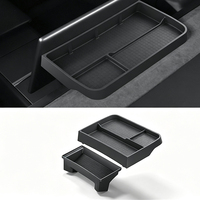 Boîte de rangement double couche pour tableau de bord, compatible avec Tesla Model Y Juniper/Model YL 2025.