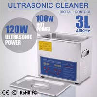 Desktop pembersih ultrasonik mini, mesin pembersih papan sirkuit kacamata perhiasan, pembersih mandi ultrasonik kontrol cerdas