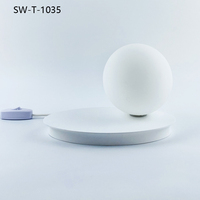 Lampe de table en or de luxe au design moderne, petite lampe de table en verre nordique moderne pour restaurant, salon, lampe de table décorative à LED