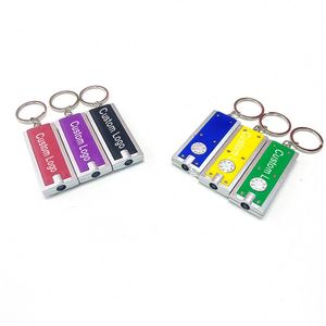 Customized Gift 9-led Mini Flashlight Aluminum Alloy Portable Flashlight Spotlight With Custom Logo Flashlight Keychain