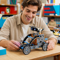 Kit robotique bricolage Science apprentissage éducatif jouets de construction à énergie solaire pour enfants STEM 13 en 1 kit de création de Robot solaire