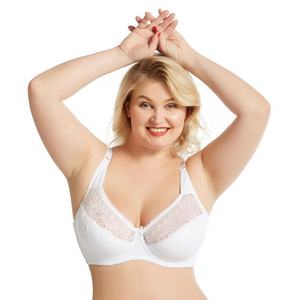 Ultradünner Übergrößen-BH für Frauen Super Großer Cup Dessous Komfortable Unterwäsche Mollige Damen Sexy Spitzen-Push-up-Bralette BH G-Cup - Product Image 2