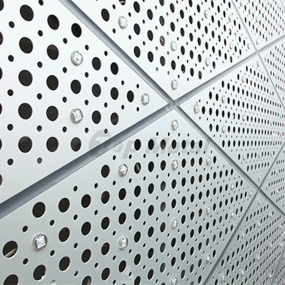 Ventilated Facade System Metal Brick Facade Panels Aluminium Brick Tile for a Facade Curtain Wall