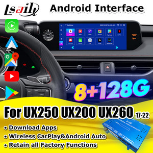 Interfaz de Video para Automóvil Lsailt con Android 13 para <span class=keywords><strong>LEXUS</strong></span> <span class=keywords><strong>UX250</strong></span> 2018+, Módulo de Infoentretenimiento Android con YouTube, Netflix, Google Play - Product Image 2