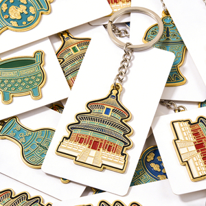 Custom Fashion Alloy Enamel <b>Keychain</b>-Personalized Cartoon Logo Souvenir Gift with Custom Color & Lightweight Design - Product Image 5