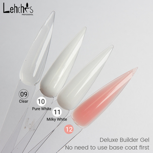 Lehchis Extensiones de Uñas, Extensiones de Uñas 3 en 1, Gel Antiadherente Sólido, HEMA, TPO FREE, Sin Calor, Desnudo Duro - Product Image 4