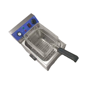 Équipement <span class=keywords><strong>de</strong></span> cuisine commercial Marmite à frire en acier inoxydable Marmite à friteuse électrique 8L pour la friture <span class=keywords><strong>de</strong></span> frites et <span class=keywords><strong>de</strong></span> <span class=keywords><strong>poulet</strong></span> - Product Image 4