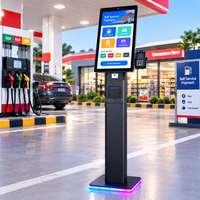 Kiosque de commande automatique mural ou sur pied, ordinateur de caisse Android/Windows, écran anti-reflet 500 nits, terminal de commande