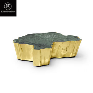 <span class=keywords><strong>Table</strong></span> centrale dorée Eden au design unique de luxe Tables basses à <span class=keywords><strong>tronc</strong></span> <span class=keywords><strong>d</strong></span>'<span class=keywords><strong>arbre</strong></span> <span class=keywords><strong>en</strong></span> acier inoxydable doré au design nordique pour villa - Product Image 1