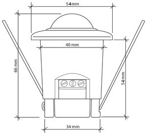 <span class=keywords><strong>Mini</strong></span> interruptor infravermelho <span class=keywords><strong>sensor</strong></span> de movimento, <span class=keywords><strong>sensor</strong></span> de movimento pir embutido para luz <span class=keywords><strong>led</strong></span> de 360 graus - Product Image 6