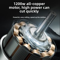 Scie à table compacte multifonctionnelle haute puissance pour le travail du bois, mini-tronçonneuse électrique domestique, machine de découpe 220V