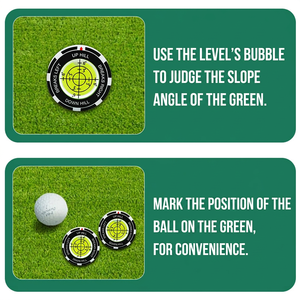 <b>Golf</b> Level Gauge Mini Slope Reader Portable Outdoor <b>Golf</b> Sports Plastic Marking Tool - Product Image 5