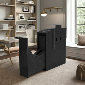 Thép Nặng Xây Dựng Bàn Cạnh Giường Ngủ Với Truy Cập Nhanh Xách Tay Nhỏ Kim Loại Két Điện Tử Kỹ Thuật Số Khóa Súng An Toàn Hộp - Product Image 5