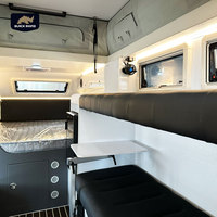 Caravane hybride en aluminium personnalisée, économique, de luxe, de taille moyenne, pour les aventures en plein air