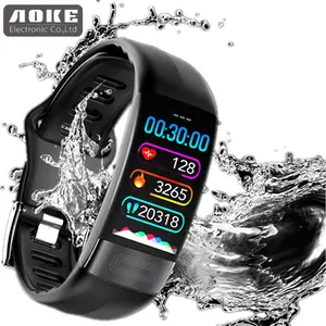 Nhịp Tim Huyết Áp ECG Health Watch Không Thấm Nước Thông Minh Wrist Fitness Band P11 ,BT Theo Dõi Sức Khỏe Fitness Band P11