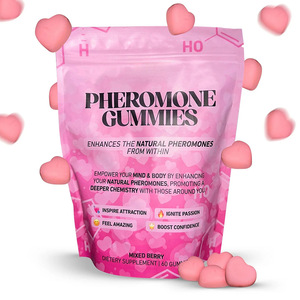 Gomitas de Feromonas para Mujeres, Mejora tu Confianza y Atracción - Equilibrio Hormonal Natural y Soporte para el Olor Corporal, Sabor Fresa - Product Image 5
