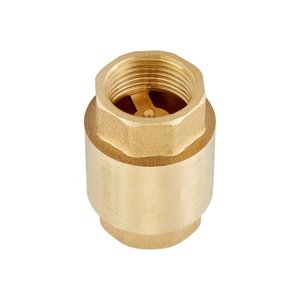 Válvula de Retención Vertical OLDE Water Check de Latón Roscado de 1/2" a 2" con Resorte en Línea - Product Image 2