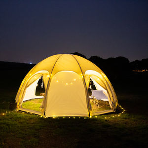 Açık gitmek resort resort glaround yuvarlak çadır oxford tuval su geçirmez yanmaz yıldızlı dairesel çadır arkadaş partiler barbekü etkinlikleri için - Product Image 3