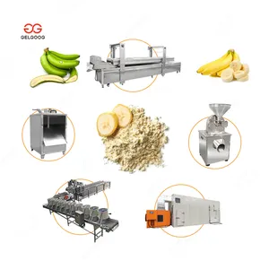 Gelgoog Hot Sale Banana Flour Production Machine Plantain Flour Processing Line