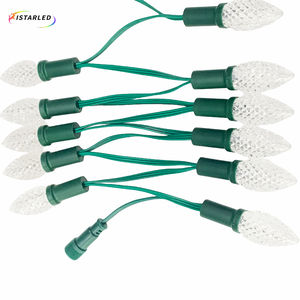 مقاوم للماء في الهواء الطلق عيد الميلاد 12 فولت 24 فولت 12 WS2811 C7 <span class=keywords><strong>C9</strong></span> Rgb بكسل عيد الميلاد 50 <span class=keywords><strong>Led</strong></span> ضوء سلسلة - Product Image 3