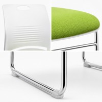 Chaise de formation multifonctionnelle pour bureau, vente directe usine, idéale pour la négociation, la réception et les réunions