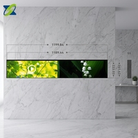 Écran LCD étiré double face Android de 47,6 pouces pour intérieur, affichage numérique ultra-large pour bord de rayonnage, supermarché, commerce de détail