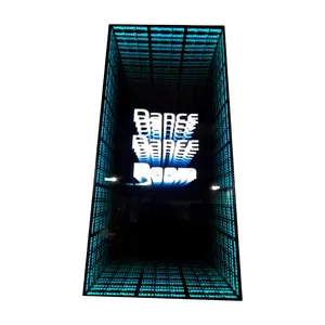 Lights Window Frame Mirror Tunnel Light 3D LED Infinity Wall Mirror Lamp display racks advertising Light box