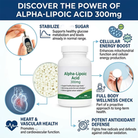 Ausreson Chine R Acide Alpha-Lipoïque et Complexe B Acide Alpha-Lipoïque Supplément Halal 600 1200 mg Comprimés d'Acide Alpha-Lipoïque en Vrac