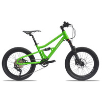 Una Excelente Herramienta para Ciclismo de Montaña para Niños y Bicicleta Infantil de 20 Pulgadas con Suspensión Trasera, Cuadro de Aleación de Aluminio Multivelocidad Shimano 4100