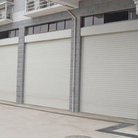 Fabricants de portes roulantes, personnalisation directe, porte à enroulement électrique en acier inoxydable/alliage d'aluminium, coupe-vent, moderne