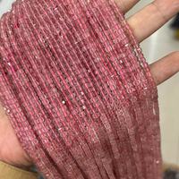 Perles cubiques facettées de 3 mm, perles de pierres précieuses naturelles pour la fabrication de bijoux DIY, perles de tourmaline noire naturelle/agate, petites perles cubiques carrées