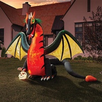 Costume de marionnette dragon gonflable pour la bonne année défilé en plein air performance dragon rebond gonflable