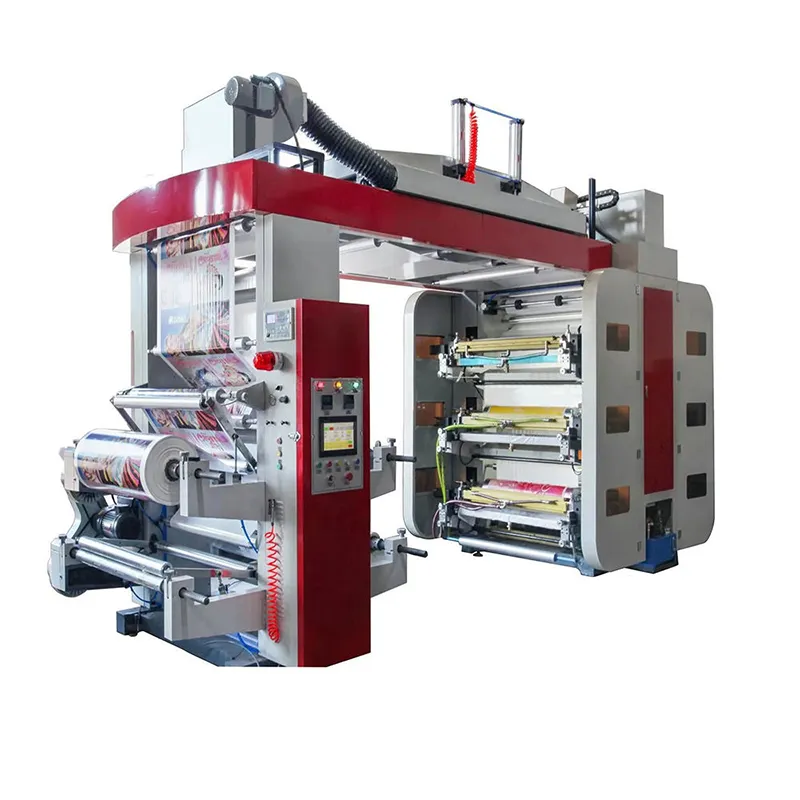 8 Farben Flexo-Druckmaschine Preis Online Flexo-Druckmaschine Flexo-Druckmaschine Hersteller für Papierrolle
