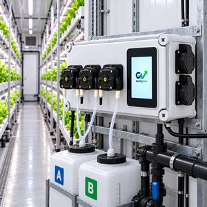 Controlador de Fertirrigación Hidropónica Aurlgrow-Pro PLC con Bomba, Monitoreo Automático de pH y EC, Máquina Dosificadora de Nutrientes de Alta Rigidez - Product Image 1