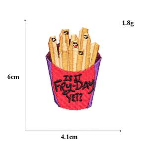 Parches Bordados Termoadhesivos con Temática de Animales, Comida <span class=keywords><strong>y</strong></span> Deportes, para <span class=keywords><strong>Ropa</strong></span> de Niños, Venta Directa de Fábrica - Product Image 3