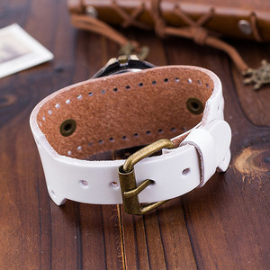 Vente chaude montres en cuir véritable pour le commerce extérieur, montres romaines numériques en cuir de vachette, montres à quartz pour hommes <span class=keywords><strong>et</strong></span> femmes - Product Image 6