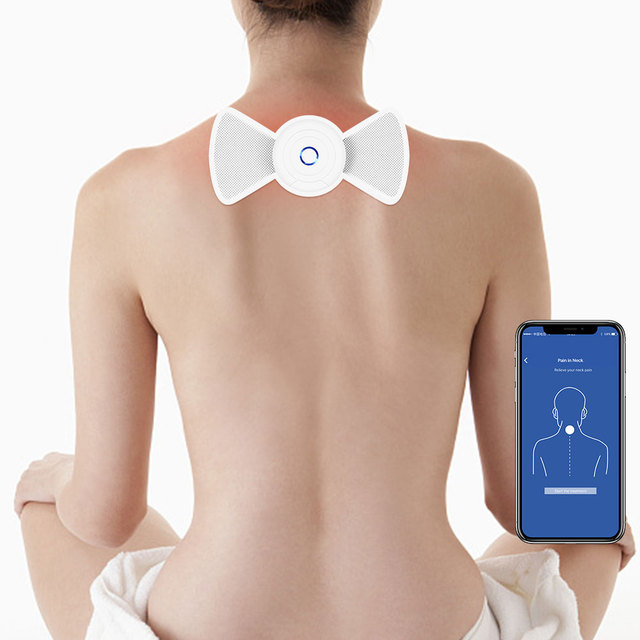 Medical Certificate Approved Class II Wireless Portable TENS Therapy Machine EMS 6 Modes Lithium Battery for Back/Shoulder/Neck