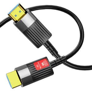 HDMI 케이블 광섬유 케이블 8K AOC HDMI 8K @ 60Hz 4K 48Gbps VRR HDR10 + eARC 플라스틱 하우징/쉘 경량 비용 효과적