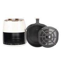 Friteuse à air sans huile de 5 L pour la cuisine domestique, température réglable, avec panier antiadhésif