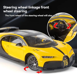 1:18 échelle <span class=keywords><strong>Bugatti</strong></span> <span class=keywords><strong>Chiron</strong></span> moulé sous pression modèle de voiture son et lumière Pullback ornement métal décorer recueillir jouets - Product Image 4