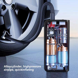 Démarreur <span class=keywords><strong>de</strong></span> voiture 1000A avec gonfleur <span class=keywords><strong>de</strong></span> pneus, batterie externe 8000mAh, lumière LED, booster <span class=keywords><strong>de</strong></span> batterie <span class=keywords><strong>de</strong></span> voiture avec pompe à air numérique et compresseur d'air - Product Image 6
